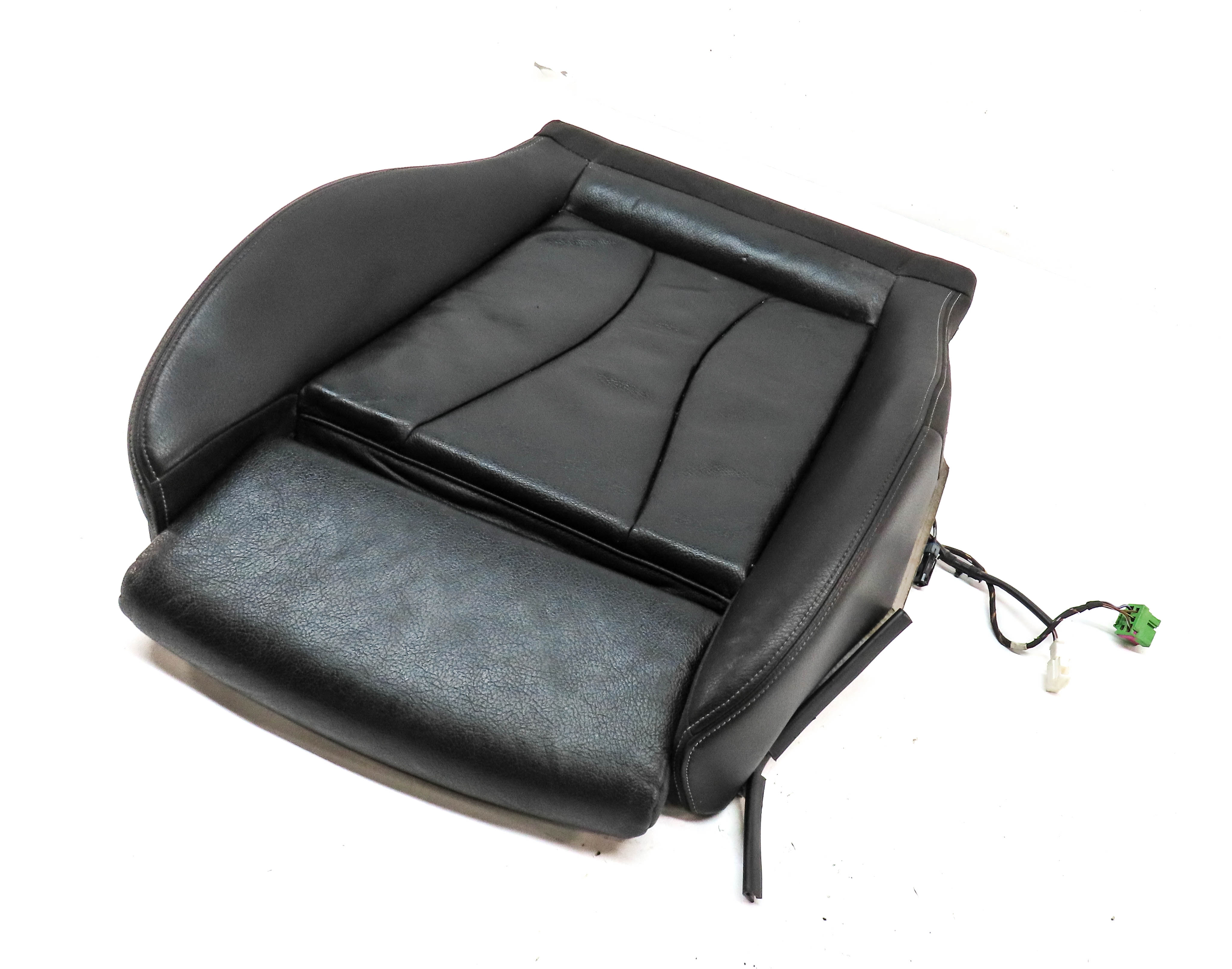 2015 AUDI S3 (8V) FRONT RIGHT PASSENGER LOWER HEATED SEAT CUSHION (Black) — exact item pictured